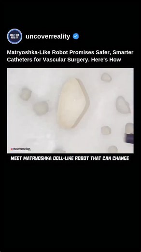 Uncover Reality | From Science to Space on Instagram: "Matryoshka Doll-Like Robot That Can Change Shape in Real Time Researchers at the Max Planck Institute for Intelligent Systems (MPI-IS) in Germany, together with Koç University in Turkey, have developed a soft robot that can reprogram its magnetization profile in real time and in situ—something never achieved before. Their findings were published in *Nature*. Traditional magnetic robots have fixed magnetization profiles, limiting them to spec