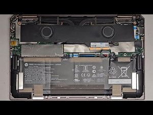 HP Spectre x360 Convertible 13t-aw000 Disassembly SSD Hard Drive Upgrade Battery Replacement Repair