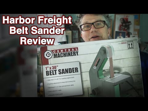 Harbor Freight 1"x30" Belt Sander Unboxing & Review