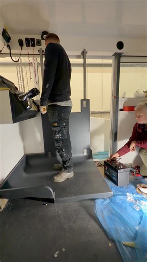 Testing our new lift system at the helm for wheelchair users. This gives the ability for any sized wheelchair user to have good vision over dash and access to the controls. Big thank you to Linak and Igus for supporting us on this part of the project. #swiftcat #freedomboatsadventures #power #powercatamaran #accesstoall #boatbuilding | Swiftcat Power Catamarans
