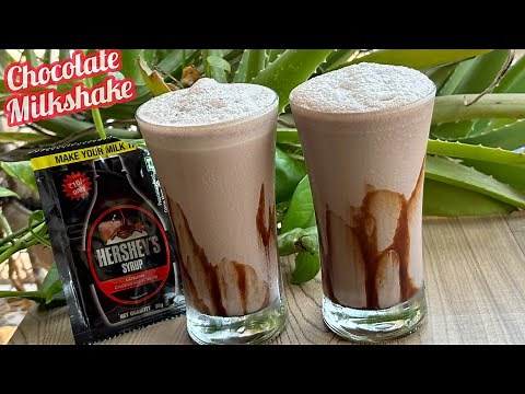 Hershey’s Chocolate Syrup Recipe | How to make Milkshake With Hershey’s Syrup