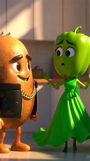 Shimla Mirch Ne Aloo Ko Ignore Kiya 😭 | Baingan Ho Gaya Happy 😈 | #shorts