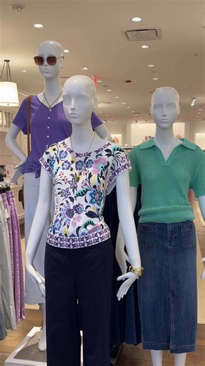 New April arrivals now in stores. Spring ahead with new hues, prints and silhouettes. Find your local store: cur.lt/p7plz0sgp | TALBOTS