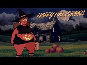 Happy Halloween August animation simple walk cycle