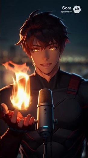 Asmr playing with fire 🔥