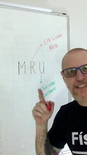 CARACTERÍSTICAS DO MOVIMENTO RETILÍNEO UNIFORME - MRU em 35 segundos #shorts