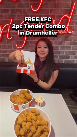 🎉 FREE KFC 2-PC TENDER COMBO 🎉 Drumheller, get ready! KFC is celebrating Family Day on Monday, February 16th with an amazing giveaway! FREE 2-Piece Tender Combo for the first 50 customers! Doors open at 9:00 AM, so set your alarms and come early for fresh, crispy tenders and a great experience. 📍 1222 AB-9 Unit A, Drumheller, AB This offer is ONLY at the Drumheller location, don’t miss out! @kfc_canada #HiflyerCA #KFCDrumheller #Ad | YYC Cravings