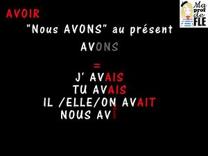 Formation de l'imparfait (Conjugaison)