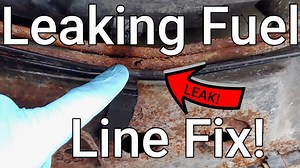 How to repair leaking fuel lines