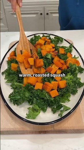 Roasted Butternut squash & kala salad