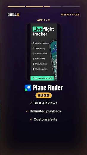 Flightradar24 & Plane Finder — premium unlocked on iPhone ✈️
