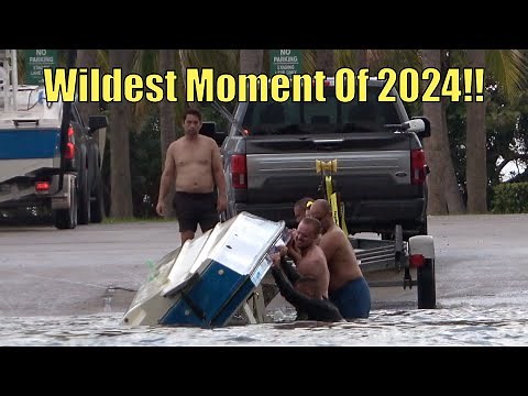 Wildest Boat Ramp Moment Of 2024!! | 79th St | Broncos Guru | Wavy Boats