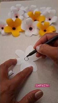Beautiful Paper Flower made easy Pap#shortvideos #diy