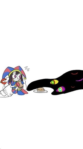 Jax Steals Pomni's Food!🎀🐰Jax x Pomni❤️😀The Amazing Digital Circus Comic Dub