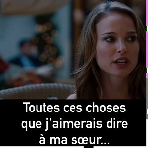 Ma soeur, je t'aime