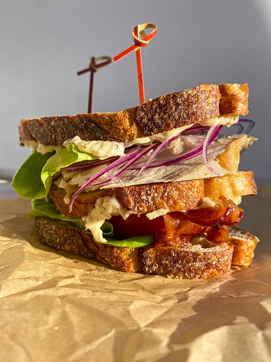 The Ultimate Leftover Turkey Sandwich - Tastefully Grace