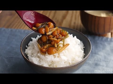 【ごはんのおともだち】「なめたけなめこ」のレシピ・作り方