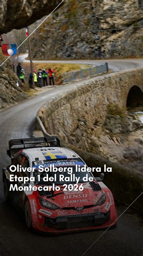 Unicanal on Instagram: "🏁❄️ Solberg manda en la Etapa 1 de Montecarlo 🚘🛞El Rally de Montecarlo 2026 arrancó con condiciones extremas: nieve, frío y decisiones clave en los neumáticos. Oliver Solberg fue el gran protagonista de la mañana, ganando 2 de las 3 especiales y ampliando su ventaja en la general. Detrás, sus compañeros de Toyota, Elfyn Evans y Sébastien Ogier, siguen al acecho en una lucha que promete emoción.🏁❄️ #UnicanalDeportes"