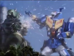 Power Rangers Lost Galaxy Stratoforce Megazord Battle 2