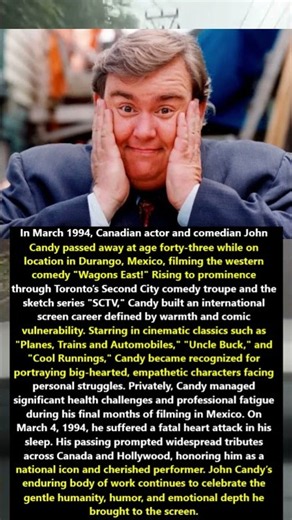 The Gentle Giant of Comedy: Inside the Final Days of John Candy 🎭