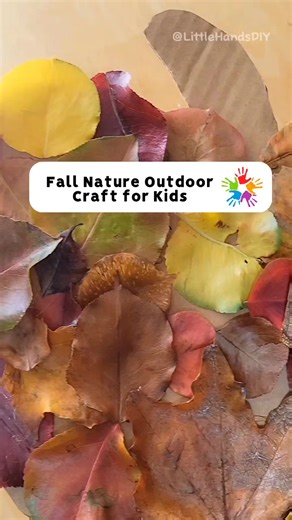 2.6K views · 51 reactions | Fall Nature Outdoor Craft for Kids #littlehandsdiy #diyforkids #craftsforkids #diy #autumn #activitiesforkids #leafcraft #autumnleaves #autumnactivity #autumncraft #fallleaves #pumpkinleaves | Little Hands DIY | Facebook
