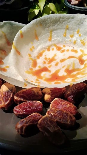 Enjoy the perfect combination of crispy Sri Lankan hoppers and sweet golden honey! 🍯🥞#Hoppers
