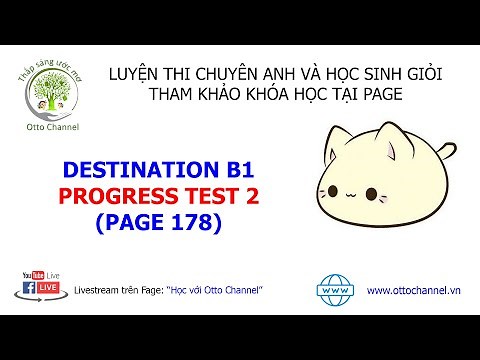 Destination B1 - Progress Test 2