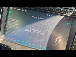 Eonon A12S series FOTA firmware update