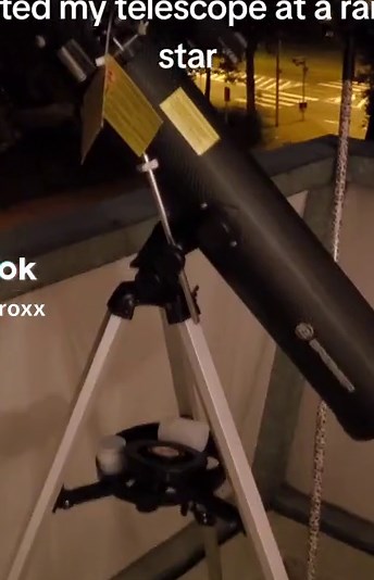 Exploring the Cosmos: Telescope Observations of a Random Star