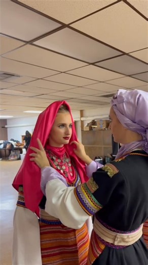 SCA Oplenac Toronto on Instagram: "Pripreme za nastup! 💃 Preparing for the performance! 💃 #folklor #dance #srbija #serbia #tradition #folklore #kolo #nosnja #performance #culture #belapalanka #krajiste #momci #devojke #igra #nastup #opanke #oplenac #canada #tradicija"