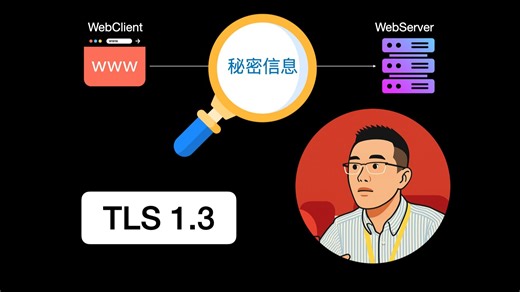 TLS1.3握手流程解析；HTTPS；密码学；密钥交换；传输加密；安全通道建立。
