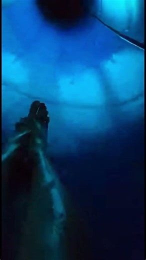 POV: Stuck in the Narrowest Water Slide Ever… 😳💦