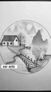 1.6M views · 15K reactions | How to draw a beautiful scenery by pencil sketch -503 #scenery #draw #pencildrawing #art #drawing | SSR Art's | Facebook