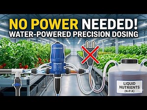 The Dosatron Water-Powered Dosing System Revolutionizes Farm & Greenhouse Irrigation!