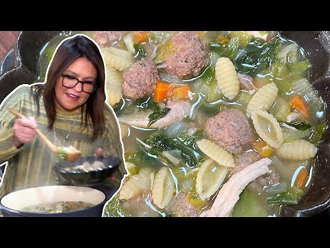 How to Make Mini Meatball and Chicken Soup | Rachael Ray