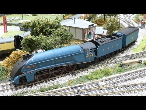 Bittern with two tenders track tested at all speeds.