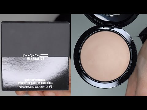 MAC COSMETICS POWDER UNBOXING AND REVIEW 🩷 MAC MINERALIZE SKINFINISH NATURAL 🩷 SHADE MEDIUM PLUS 🩷