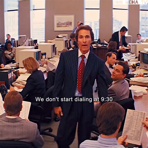 First day on Wall Street and the lesson hits different.💥💼 Matthew McConaughey drops pure fire as Mark Hanna schools Leonardo DiCaprio on the real game: move the money. Welcome to the wolf pack. #WolfOfWallStreet