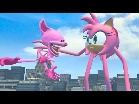 NEW AMY ROSE INNYUME SMILEY'S VS ALL SHIN SONIC TAPES FAMILY in Garry's Mod!