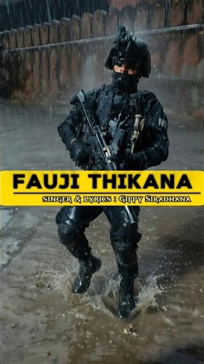 Fauji Thikana official | NSG Commando Song | Black | Gippy Siradhana