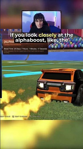 Is my Alpha Boost REAL? #rocketleague #rl