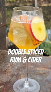 Double Spiced Rum & Cider 🐢 #cocktails