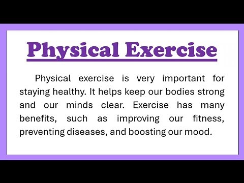 Physical Exercise Essay in English Essay Writing on Importance of Physical Exercise 200 Words