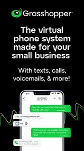 1.6K views · 112 reactions | Grasshopper is the user-friendly, setup-friendly, and budget-friendly solution for all your business call & messaging needs. | Grasshopper | Facebook