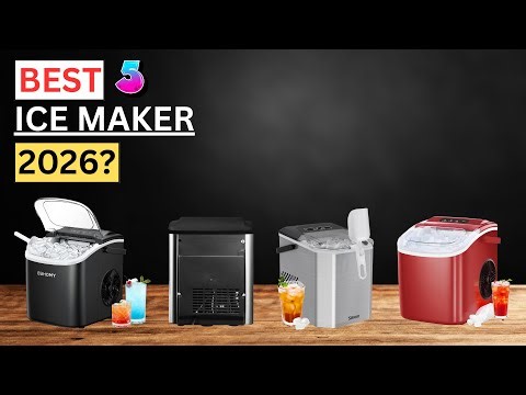Top 5 Best Countertop Ice Makers Review 2026 Honest Comparison for Home Bar RV Camping