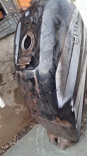 petrol tank repair/ splendor #freestyle #ytshorts #automobile