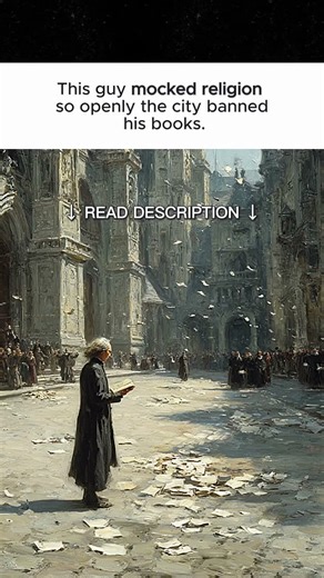 The man who mocked sacred certainty and taught Europe to think. #mindset #innerjourney #stoicism