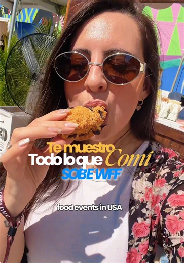 #ad This is EVERYTHING I ate at one of the biggest food festivals in the United States. The South Beach Wine & Food Festival is literally paradise if you love good food, cocktails and a little party energy. We kicked things off at the Grand Tasting Village by Goya — 50 stands, renowned chefs, top brands and thousands of people tasting everything. It was pure delicious chaos. In the middle of it all, Tampa Bay really stood out — not just as a Diamond-level sponsor, but for the incredible vibe and
