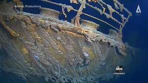 TITANIC’S SHOCKING DECAY: The first undersea expedition to the Titanic in 14 years revealed that the doomed ship at the bottom of the Atlantic is rapidly deteriorating due to salt, currents and bacteria, with the hull of the ship starting to collapse. David Muir reports. https://abcn.ws/2NAPaBd | ABC World News Tonight with David Muir