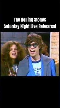 Rolling Stones SNL Rehearsal #music #comedy #shorts